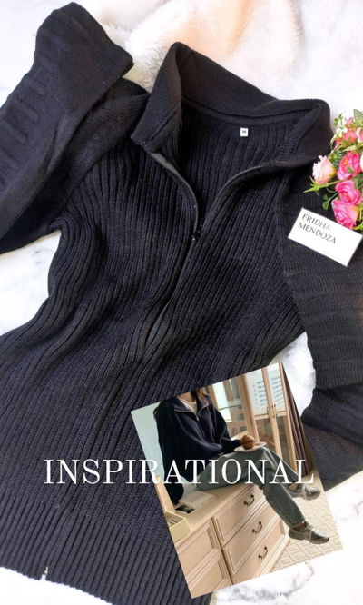 Cardigan over size CARMELIA | negro