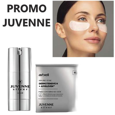 PROMO Juvenne Silver Crema Día + Pads Contorno de ojos
