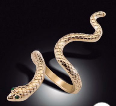 SNAKE anillo ajustable gold