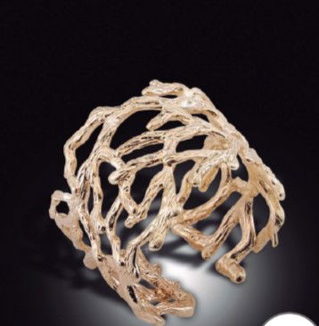 TREE anillo ajustable Gold