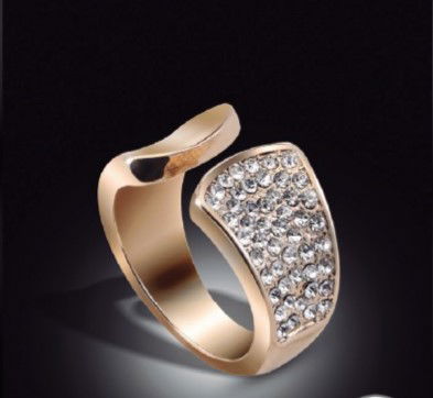 DIAMOND anillo ajustable gold