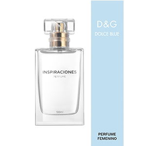 Fragancia femenina simil DOLCE BLUE D&G 50ml