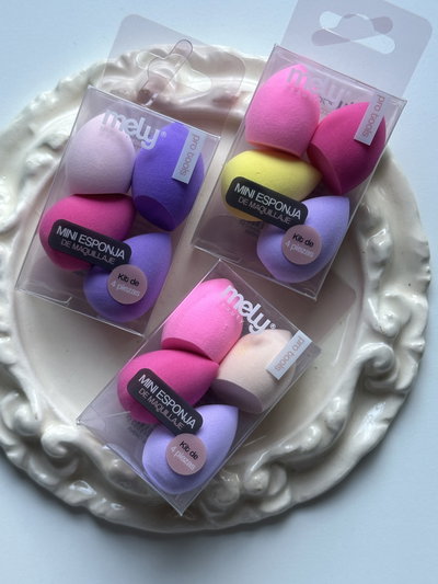Mini esponjas x4 mely