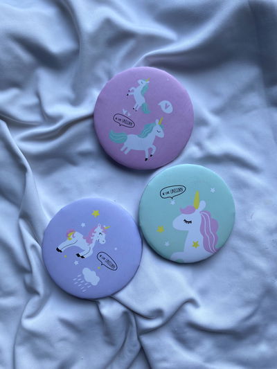 Espejo redondo Unicornio 