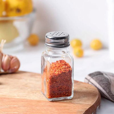 SALERO/PIMENTERO DE VIDRIO CRYSTAL ROCK