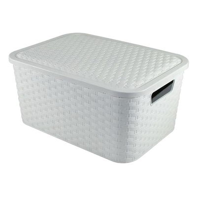 CANASTO RATAN N°2 CON TAPA