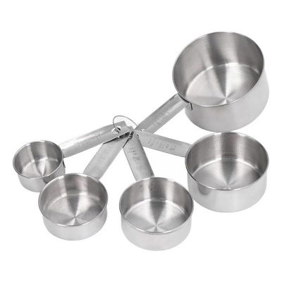 Cuchara/taza Medidora Acero Inox. Set X5
