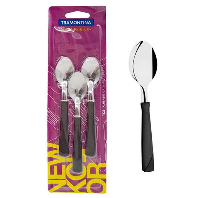 Cucharita new kolor x3 tramontina 