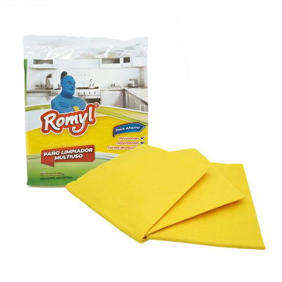 Paño De Cocina X 3 Amarillo