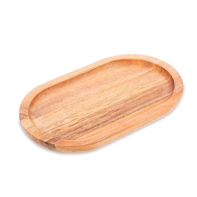 Bandeja Multiuso Oval Bambu 24X12Cm.