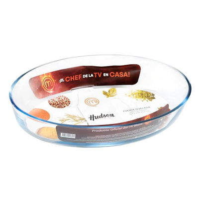 Fuente oval vidrio hudson 39cm 