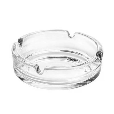 Cenicero redondo de vidrio 