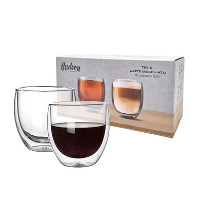 Set x2 vaso doble de vidrio hudson