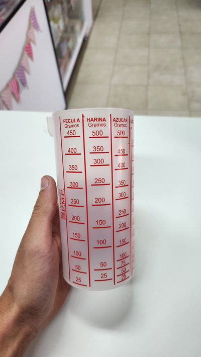 vaso medidor con pico vertedor 