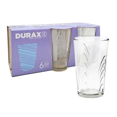 Pack x6 vasos coraline durax 350cc