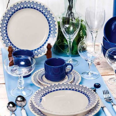 SET CERÁMICA X30 PIEZAS BIONA GRECIA