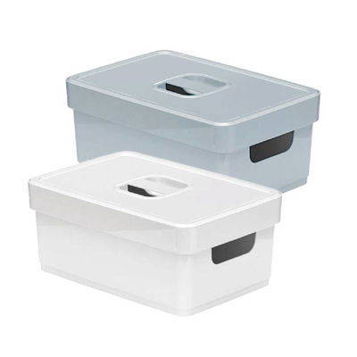 Caja organizadora lisa de plástico