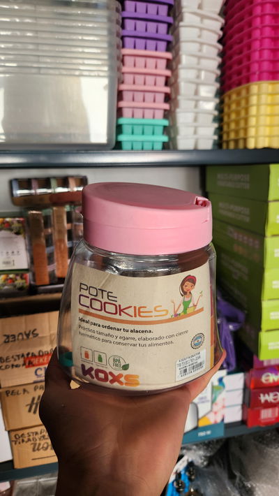 TARRO TOSH TAPA FLIP + CUCHARA CHICO