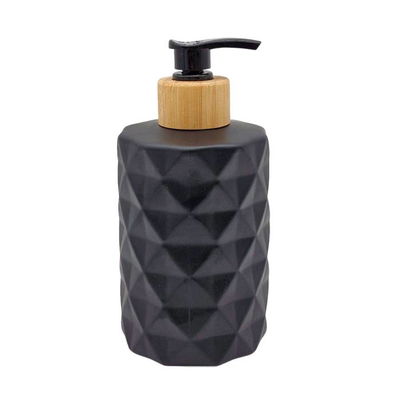 dosificador vidrio negro rombos 500cc