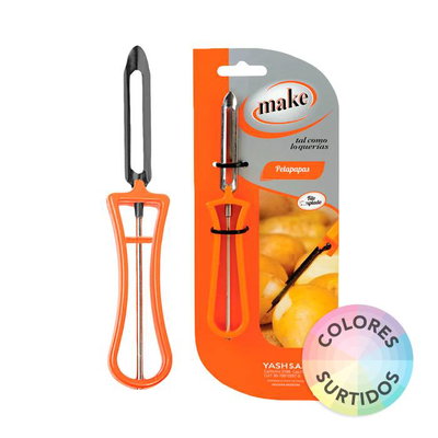 Pelapapas make con mango de plástico