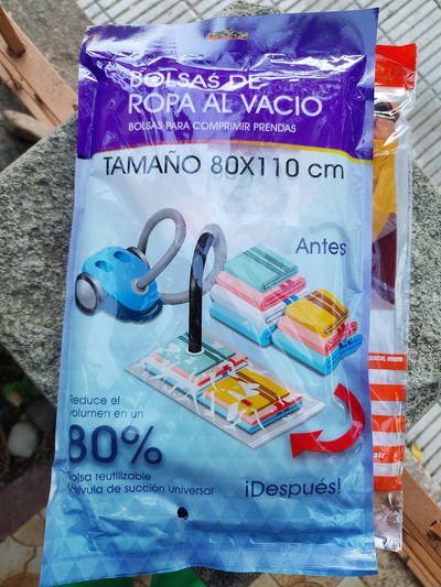 Bolsas de ropa al vacío