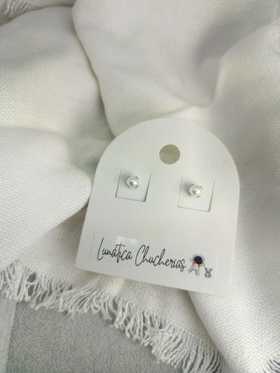 Aros con perlas
