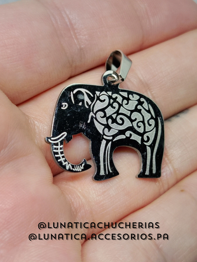 Dije elefante chato AQ