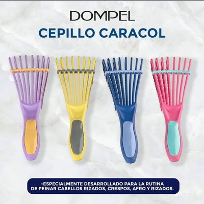 Cepillo antifrizz caracol