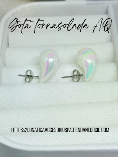 Gota blanca tornasolada