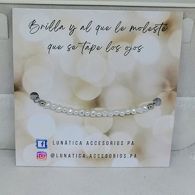 Pulsera perlas AQ