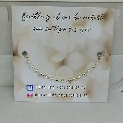 Pulsera bolitas AB