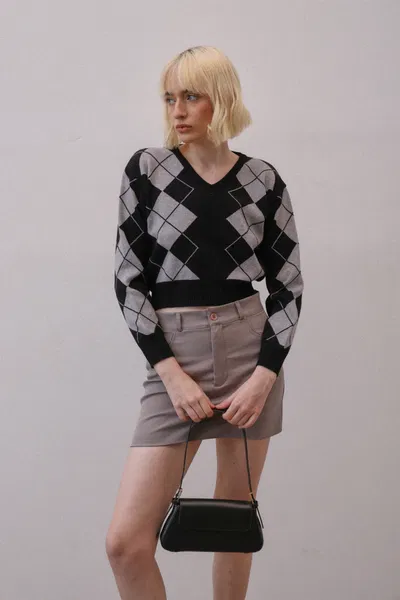 SWEATER BRANDY ROMBO