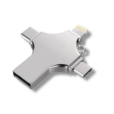 x 3 unidades- PenDrive 4 en 1 - 16GB