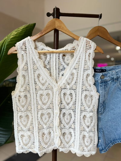 Chaleco crochet HEART