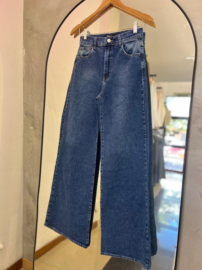 Wide leg elastizado VICTORIA (T.Alto)