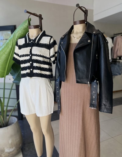 Chomba crochet BACK AND WHITE 