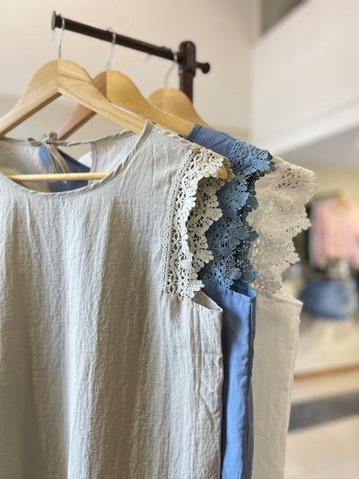 Blusa broderie Lizzie 