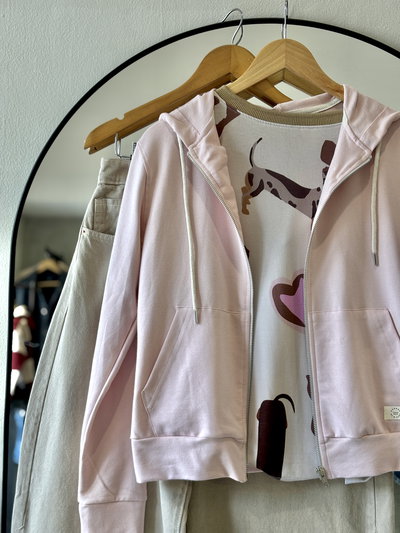 Campera rústica (Rosa Pastel)