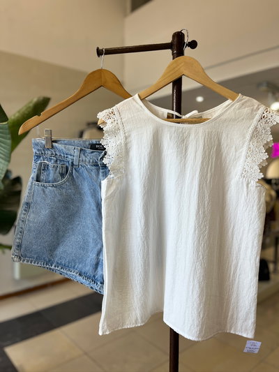 Blusa broderie Lizzie 