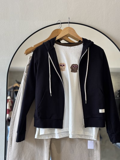 Campera rústica NEGRA