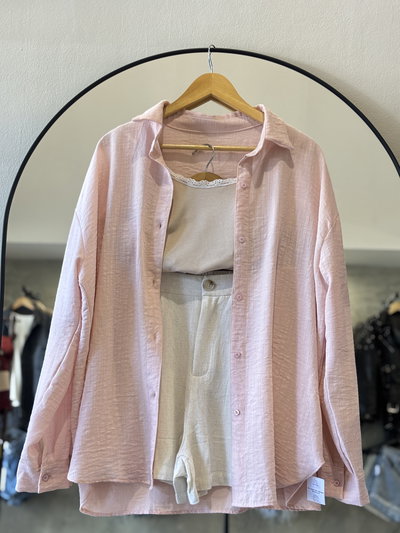 Camisa Chicago (Rosa suave)