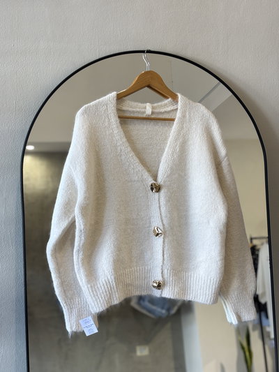Cárdigan Julieta (Crema)