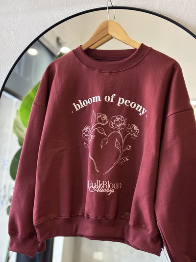 Buzo Bloom Peony (Bordó)