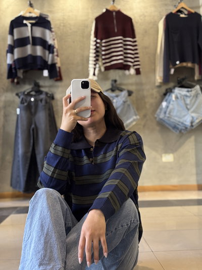 Sweater Polo Maia (Militar)