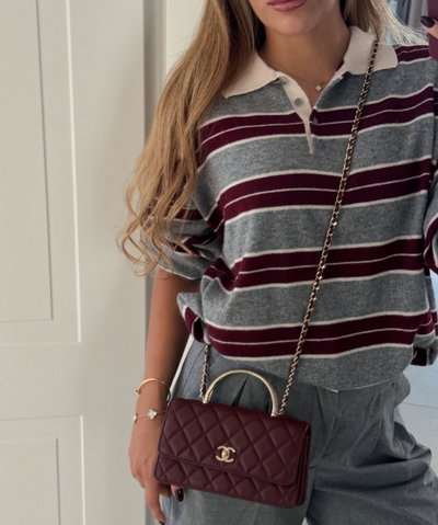 Sweater Polo Maia (Gris)