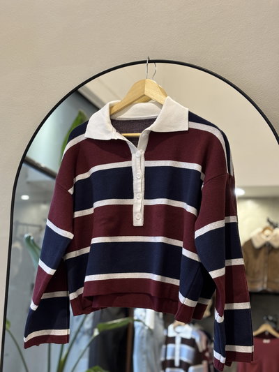 Sweater Nebraska (Rojo & Marino)