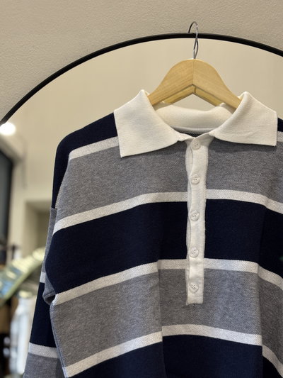 Sweater Nebraska (Marino & Gris)