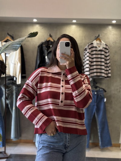 Sweater Dulce (Rosa & Rojo)