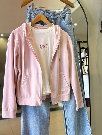 Campera Rústica ROSA