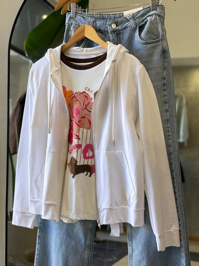Campera Rústica BLANCA